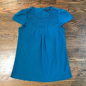 Banana Republic sz S Teal Blouse